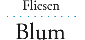Logo des Fliesenfachbetriebs Fliesen Blum in Freiamt.