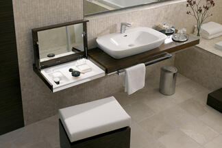 Unterfahrbarer Waschtisch von Keramag