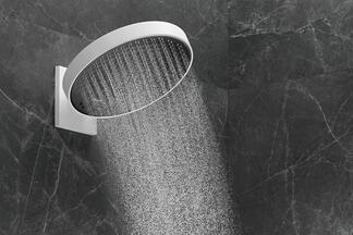 Kopfbrause von Hansgrohe mit der Einstellung Powderrain