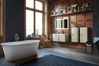 Badezimmerausstattung mit White Tulip von Duravit