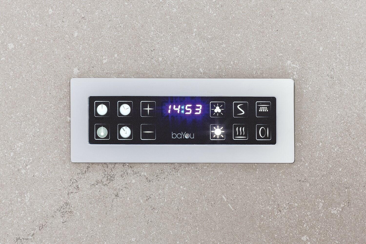 baYou Dampfdusche Bedienfeld