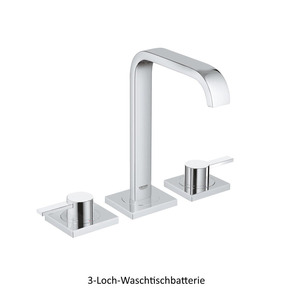  Allure Waschtischarmatur 3-Loch Freisteller