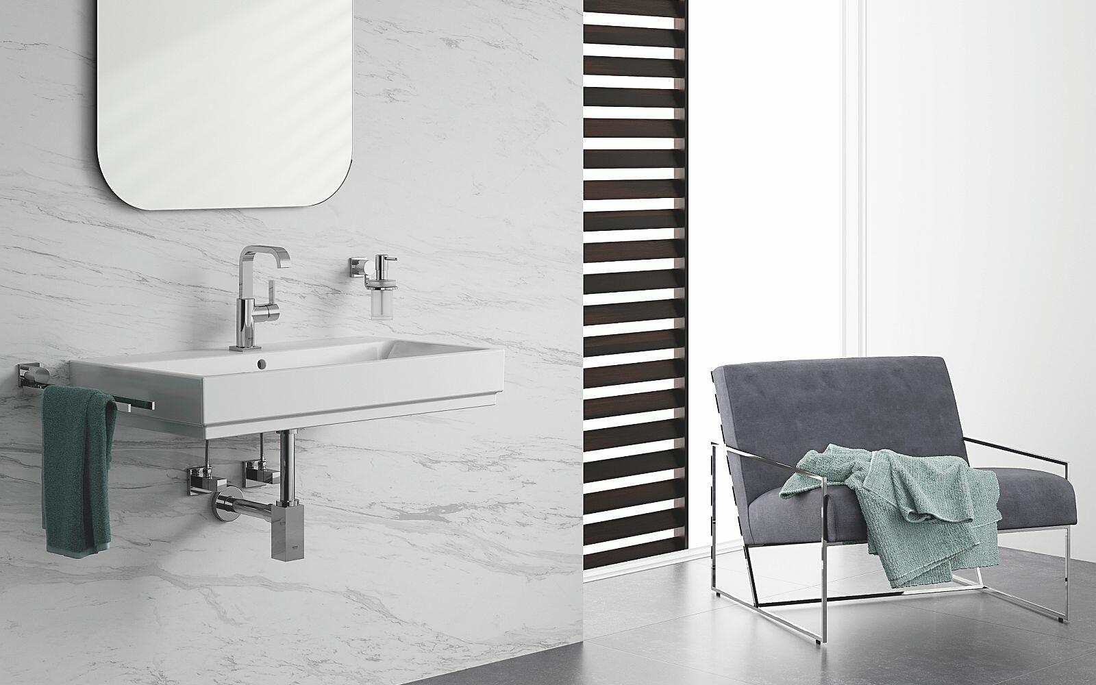  Helles Badezimmer mit  GROHE Allure Waschtischarmatur